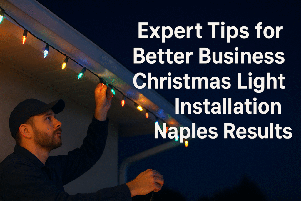 Expert Tips for Better Business Christmas Light Installation Naples Results