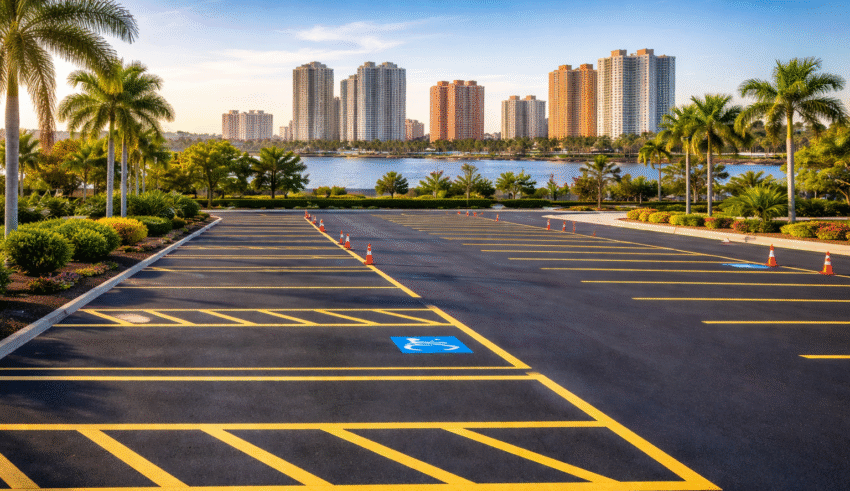 Emergency Guide to parking lot striping Fort Myers