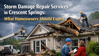 Storm Damage Repair Services in Crescent Springs: What Homeowners Should Expect