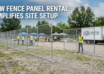 How Fence Panel Rental Simplifies Site Setup