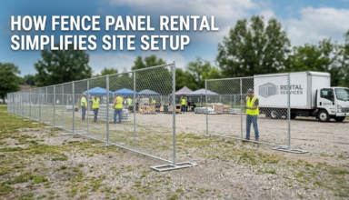 How Fence Panel Rental Simplifies Site Setup