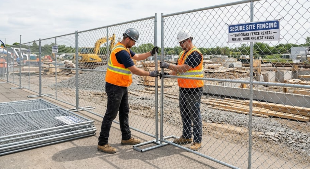 Portable Fence Rental For Flexible Project Needs