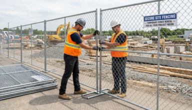 Portable Fence Rental For Flexible Project Needs