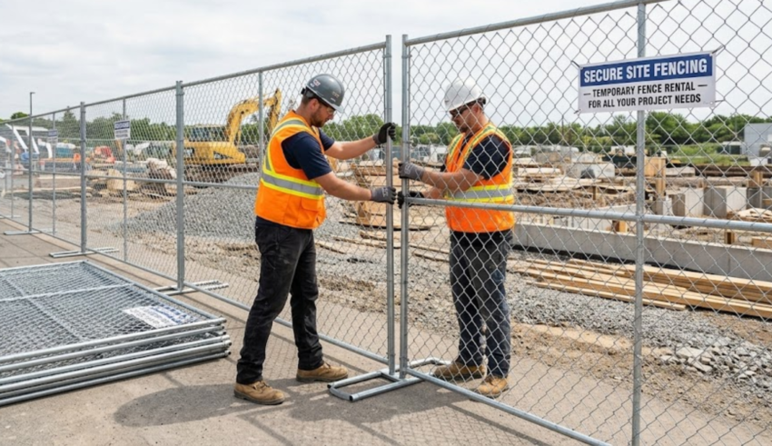 Portable Fence Rental For Flexible Project Needs