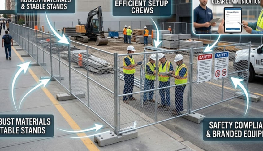 What to Look for in Professional Fence Rental Companies