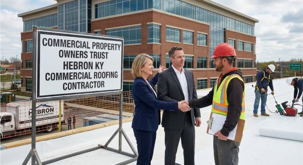 Why Commercial Property Owners Trust Hebron KY commercial roofing contractor