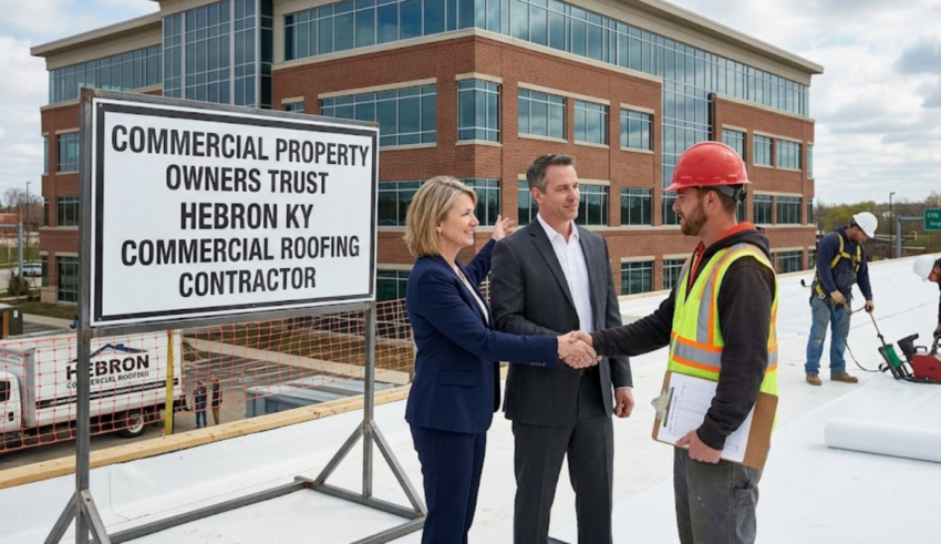 Why Commercial Property Owners Trust Hebron KY commercial roofing contractor