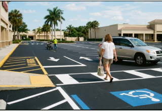 What to Expect From parking lot striping Naples