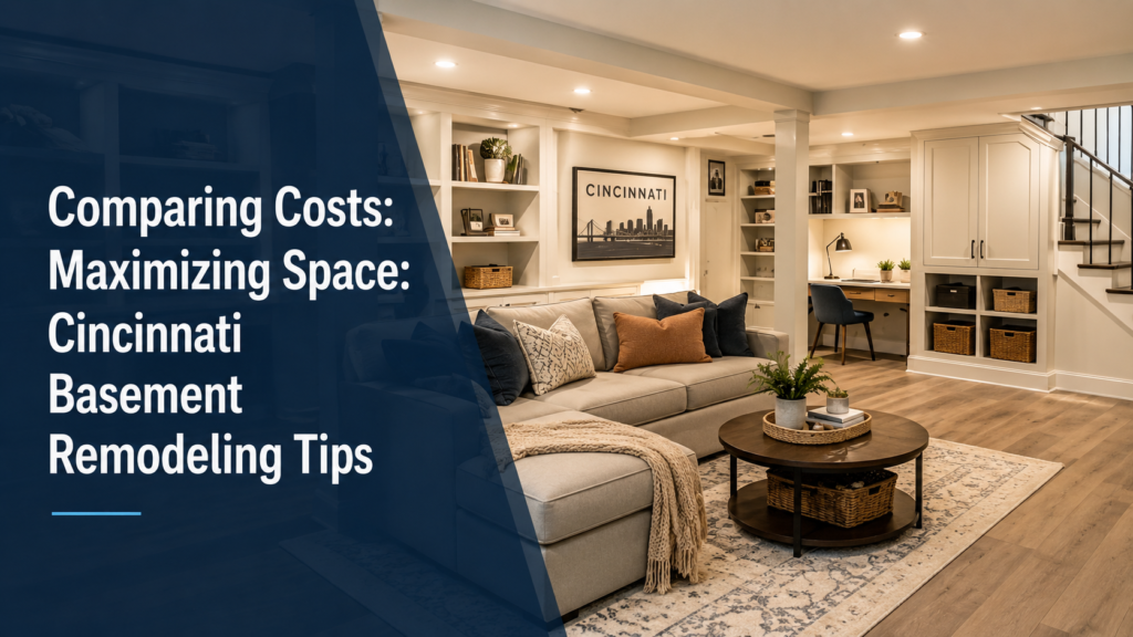 Cincinnati basement remodeling tips and style