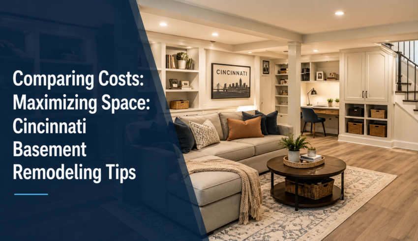 Cincinnati basement remodeling tips and style