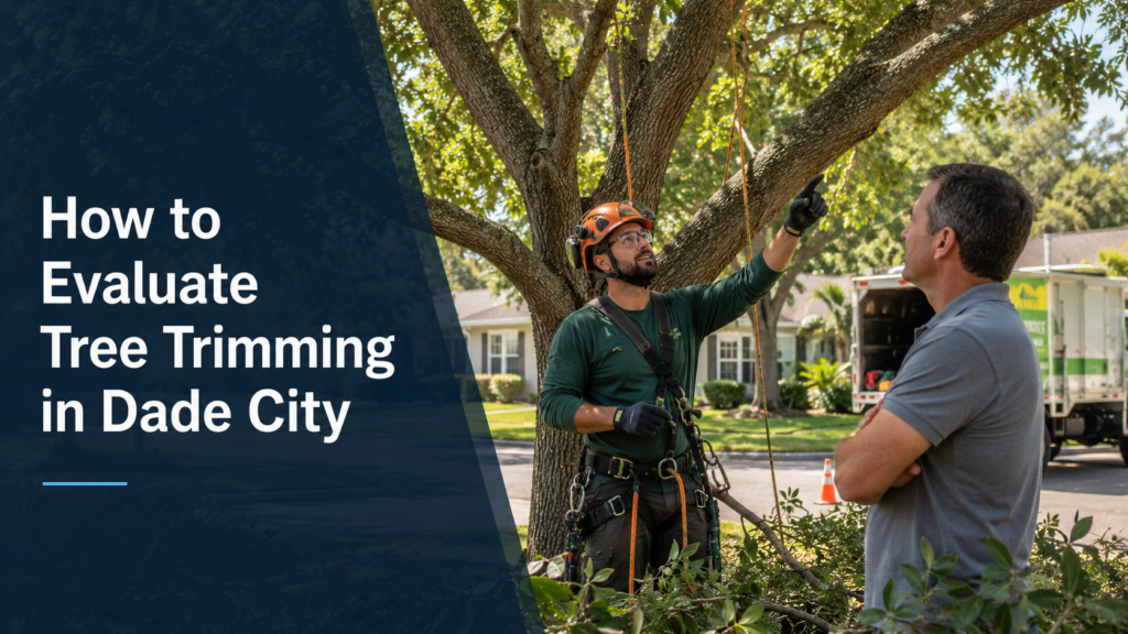 How to evaluate tree trimming in Dade City