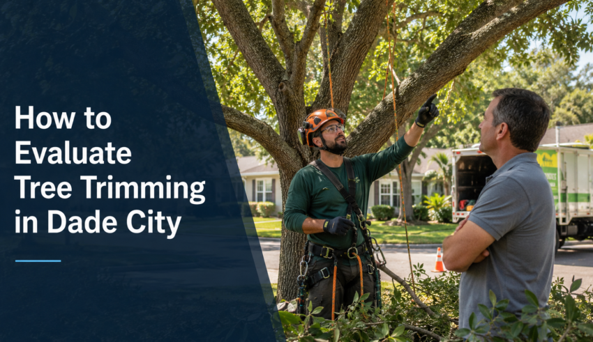 How to evaluate tree trimming in Dade City