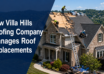 Villa Hills roofing project in progress