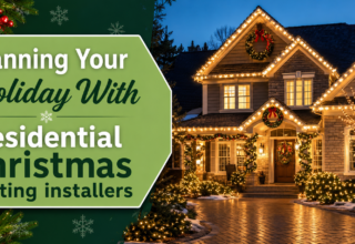 Residential Christmas lighting installers