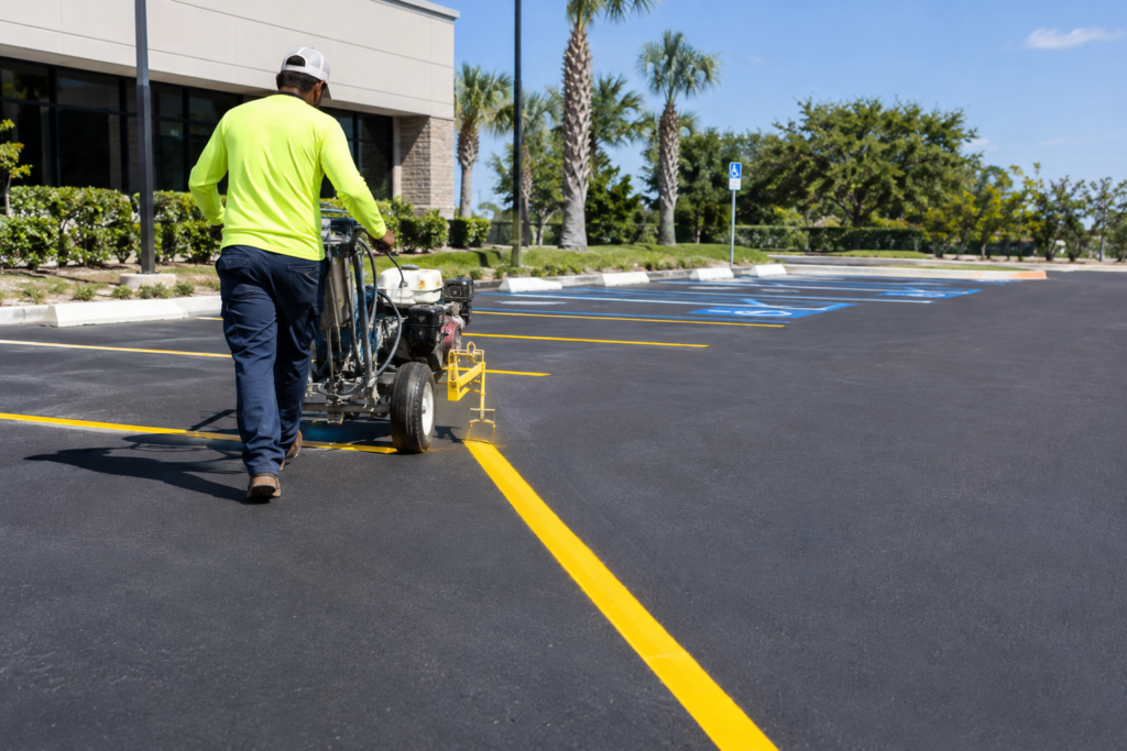 What to Expect for Parking Lot Striping Cost